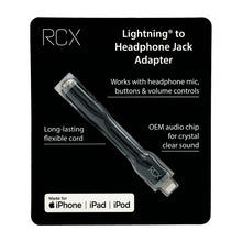 Load image into Gallery viewer, [Apple MFi Certified] Lightning to Headphone Jack 3.5mm Adapter
